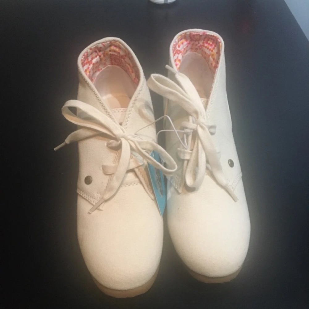 Canvas Ankle Booties